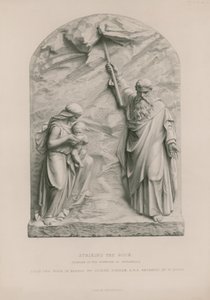 Moses slår klippen af Joseph Durham