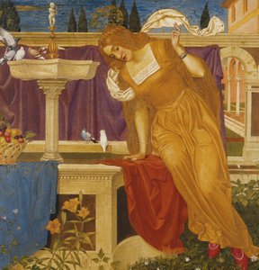 Skønhed at se billedet af sit hjem i springvandet af Joseph Edward Southall