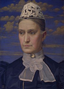 Portræt af kunstnerens mor, 1902. af Joseph Edward Southall