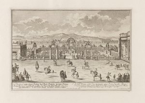 Grev Paars rideskole i Wien, 1719. af Joseph Emanuel Fischer von Erlach