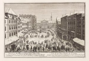 Wien Neuer Markt New Market, 1719. af Joseph Emanuel Fischer von Erlach