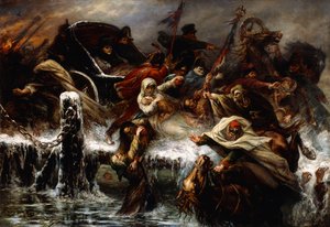 Lad kejseren passere!, 1901 af Joseph Emanuel Van Den Bussche