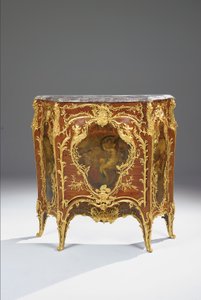 Skænk, ca. 1900 (ormolu-monteret kingwood & wenis martin) af Joseph Emmanuel Zwiener