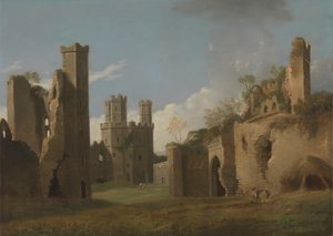 Caernarvon Slot af Joseph Farington