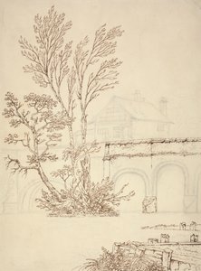 Caversham Bridge, Reading af Joseph Farington
