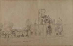 Kirkstall Abbey af Joseph Farington