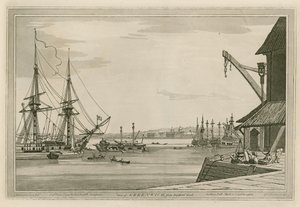 Udsigt over Greenwich fra Deptford Yard