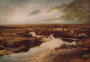 Mosen ved Poolewe, 1913, c1915 af Joseph Farquharson