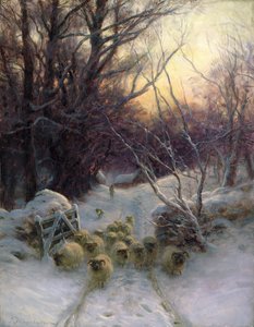 Solen havde lukket vinterdagen af Joseph Farquharson