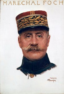 Portræt af marskal Ferdinand Foch
