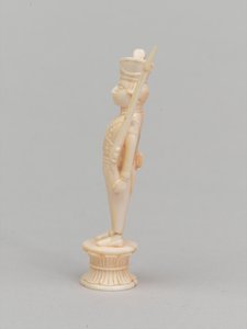 Hvid bonde, skakbrik, Indien, 1820 ca