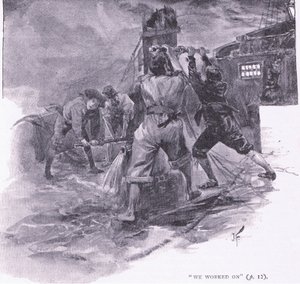 Han arbejder på (litho)