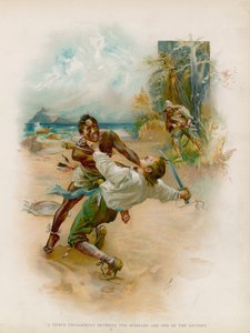 Illustration til Robinson Crusoe