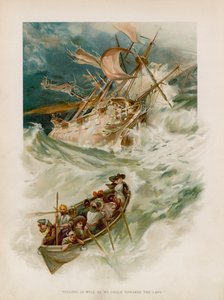Illustration til Robinson Crusoe