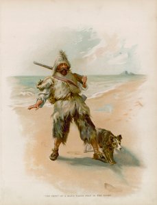 Illustration til Robinson Crusoe