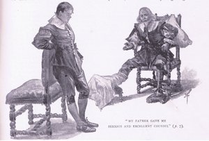 Min far gav mig seriøst råd (litho) af Joseph Finnemore