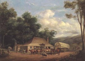 En bjergkro af Joseph Fowles