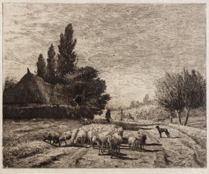 Landsbygade i Frankrig