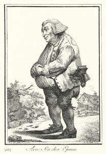 Med hendes kære mand (gravering) af Joseph Franz von (after) Goez