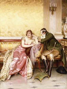 Hendes bejler, af Joseph Frederick Charles Soulacroix