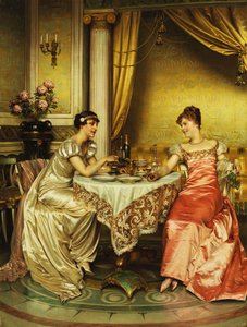 Tete en Tete, af Joseph Frederick Charles Soulacroix