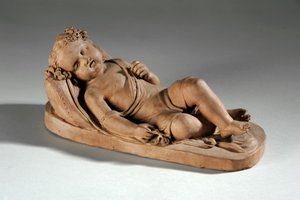 Maquette for Jane Gott som en babe in the Wood af Joseph Gott