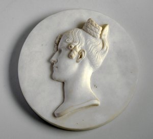 Medaljon Portræt af Mrs Mary Brooke