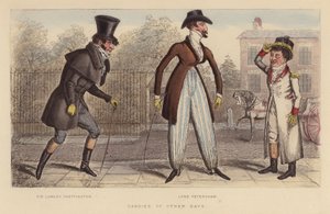 Dandies of Other Days (farvelagt gravering)