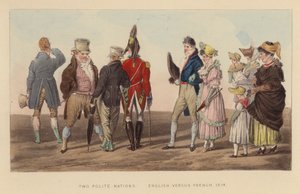 To høflige nationer, engelsk versus fransk