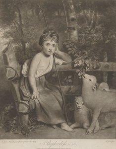 Hyrdinde (Miss Mary Palmer som den unge hyrdinde)