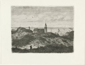 Udsigt over Scheveningen af Joseph Hartogensis