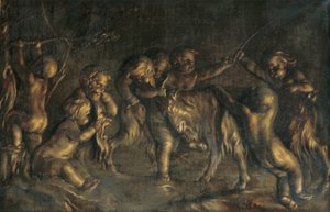 Kinderbacchanal af Joseph Hauzinger