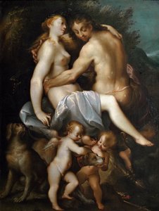 Adonis og Venus Maleri af Joseph Heintz kaldet den ældste