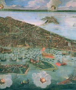 Fugleperspektiv af Venedig (detalje af 170292 og 61004)