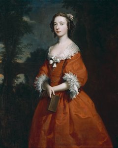 Frøken Hamilton, ca. 1735-45 af Joseph Highmore