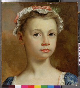 Skitse af en ung pige, ca. 1730-40 af Joseph Highmore