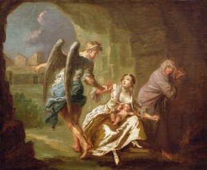 Barmhjertighedens engel, ca.1746