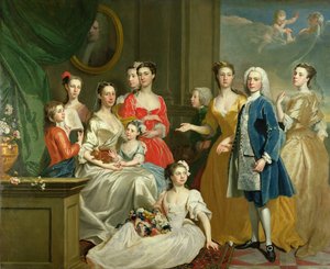 Familien til Eldred Lancelot-Lee, 1736