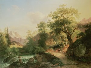 Skov nær Wien, 1852