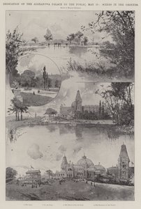 Indvielse af Alexandra-paladset til offentligheden, 18. maj, Scenes in the Grounds