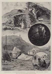 Guld i Wales, den britiske guldfeltmine, nær Dolgelly
