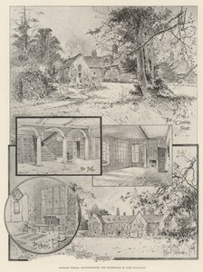 Rothley Temple, Leicestershire, fødestedet for Lord Macaulay af Joseph Holland Tringham