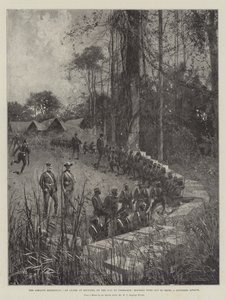 Ashanti-ekspeditionen, en alarm ved Ejuvassi, på vej til Coomassie, viser sig Houssas at afvise et formodet angreb af Joseph Holland Tringham