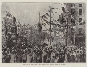 Dronningen i Dublin, Hendes Majestæt passerer ned ad Sackville Street i Semi-State