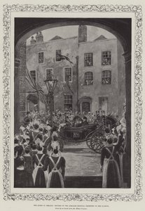 Dronningen i Irland, læger fra Adelaide Hospital præsenterede for Hendes Majestæt af Joseph Holland Tringham