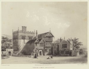 Turton Tower, Lancashire af Joseph Josiah Dodd
