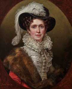 Caroline af Baden 1776-1841, dronning af Bayern, 1823. af Joseph Carl Stieler
