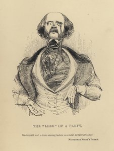 Kenny Meadows: The "Lion" of a Party (gravering) af Joseph Kenny (after) Meadows