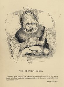 Kenny Meadows: The Monthly Nurse (gravering) af Joseph Kenny (after) Meadows