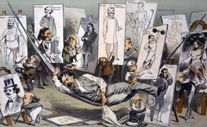 En drøm om en midtsommerdag af Joseph Ferdinand Keppler 1838-1894 af Joseph Keppler